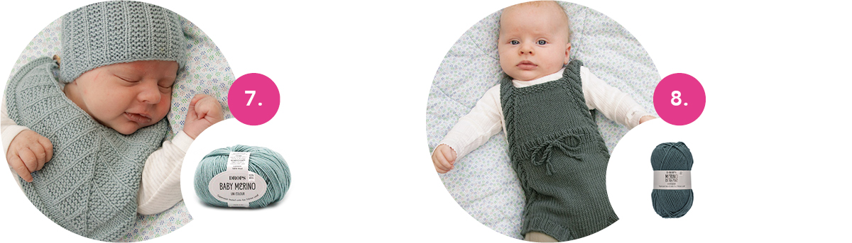 DROPS-Anleitungen: Häkeln und Stricken für Babys
