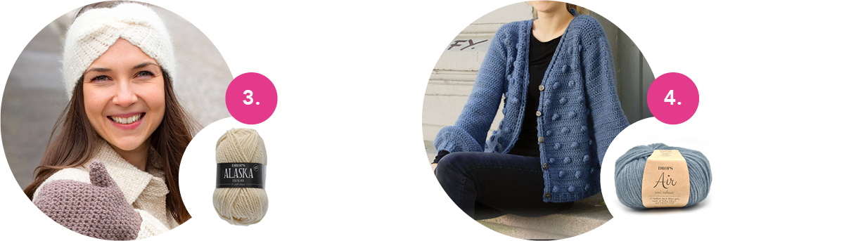 Drops Crochet Patterns for Women: Winter