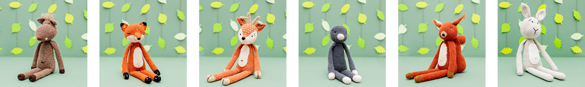 Waldtiere, Yarn and Colors, Amigurumi