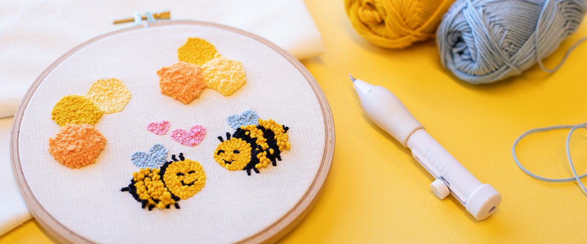 punch needle, punch pattern, punch needle patterns, spring, free